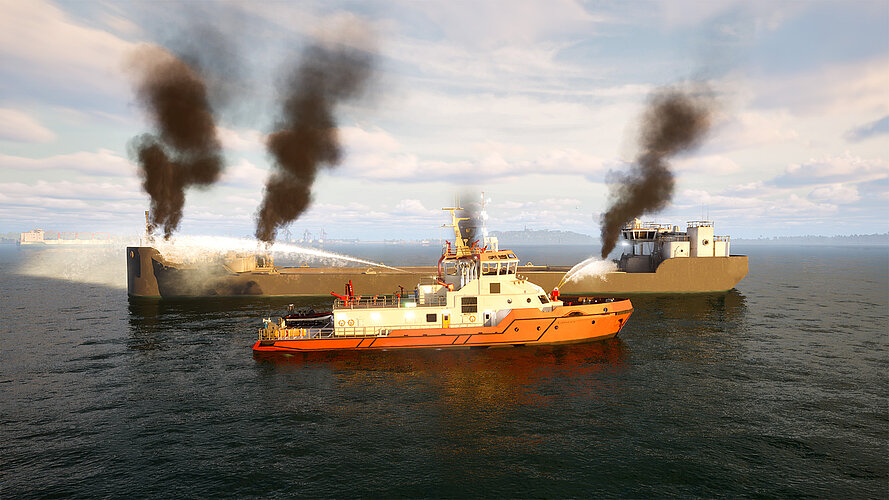 Ship navigating the maritime world.