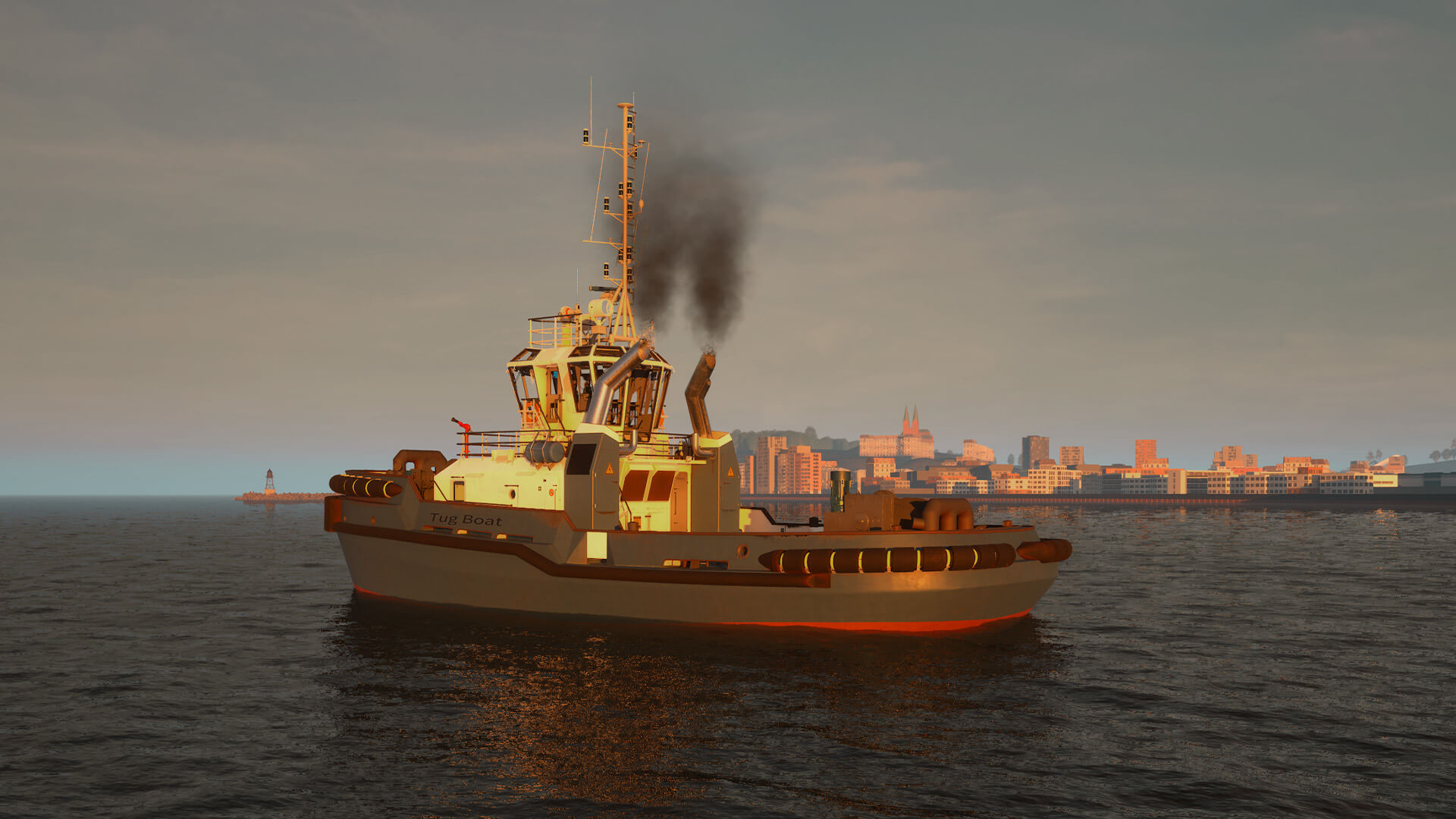 Open maritime world.