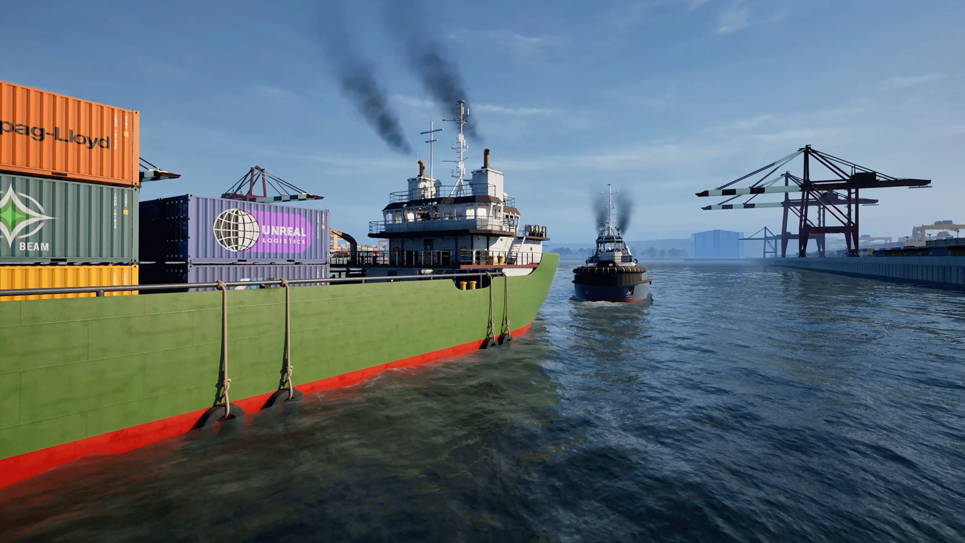 Harbor environment.